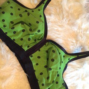 Cacique Neon Green Wireless Bra 44F